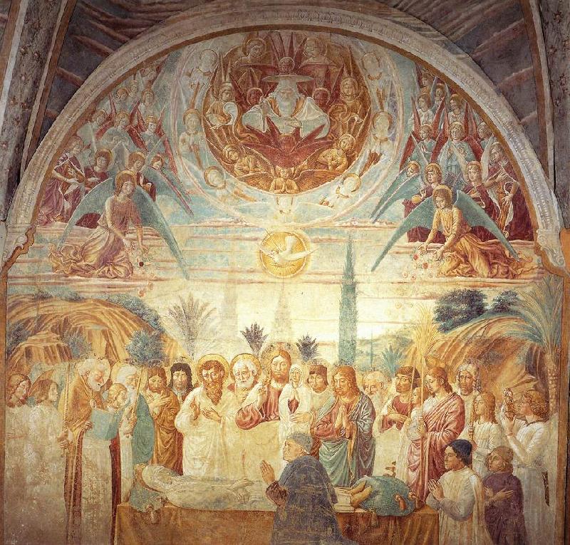 GOZZOLI, Benozzo Death of Mary gfh oil painting image